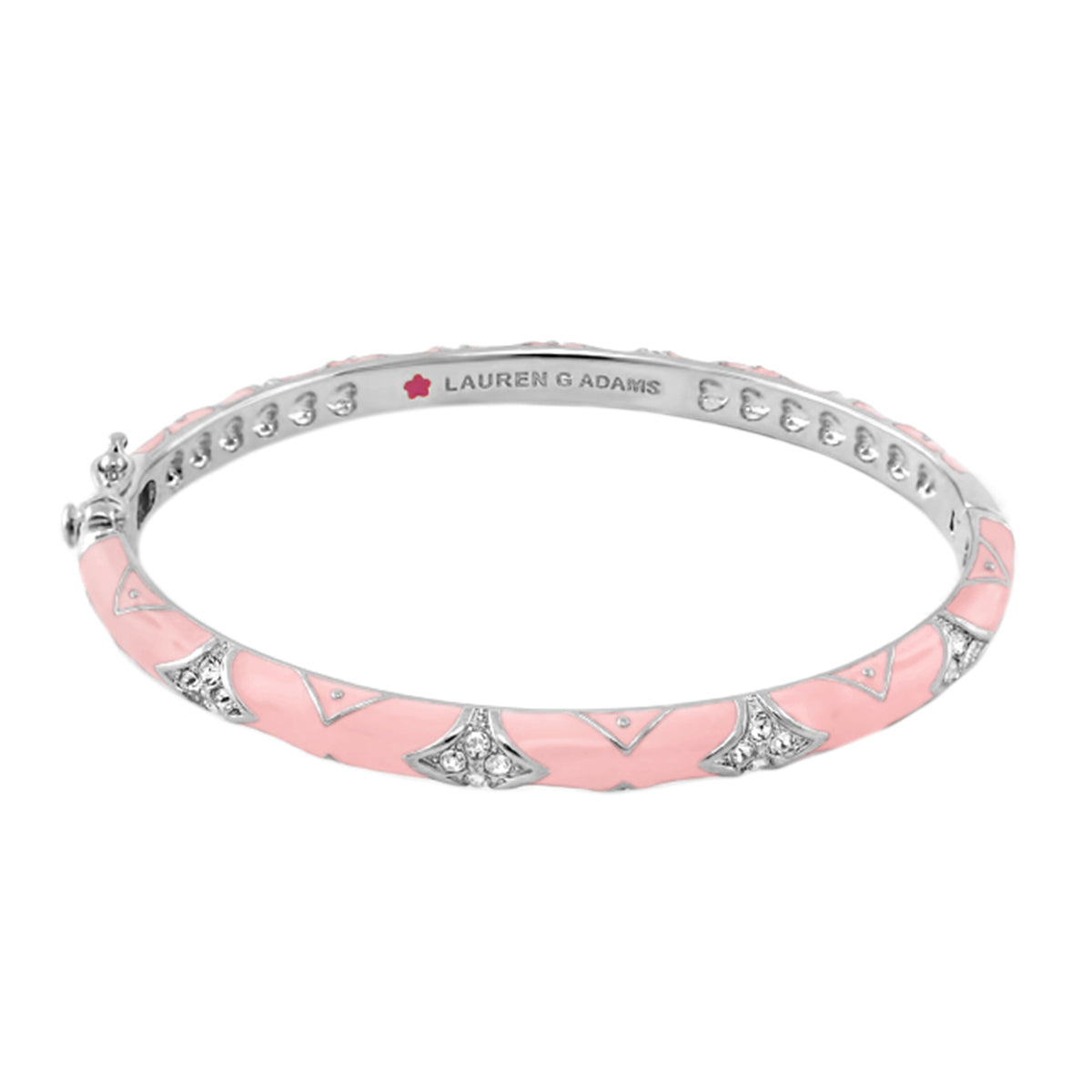 Stackable Fiesta Bangle — Quilted Pavé