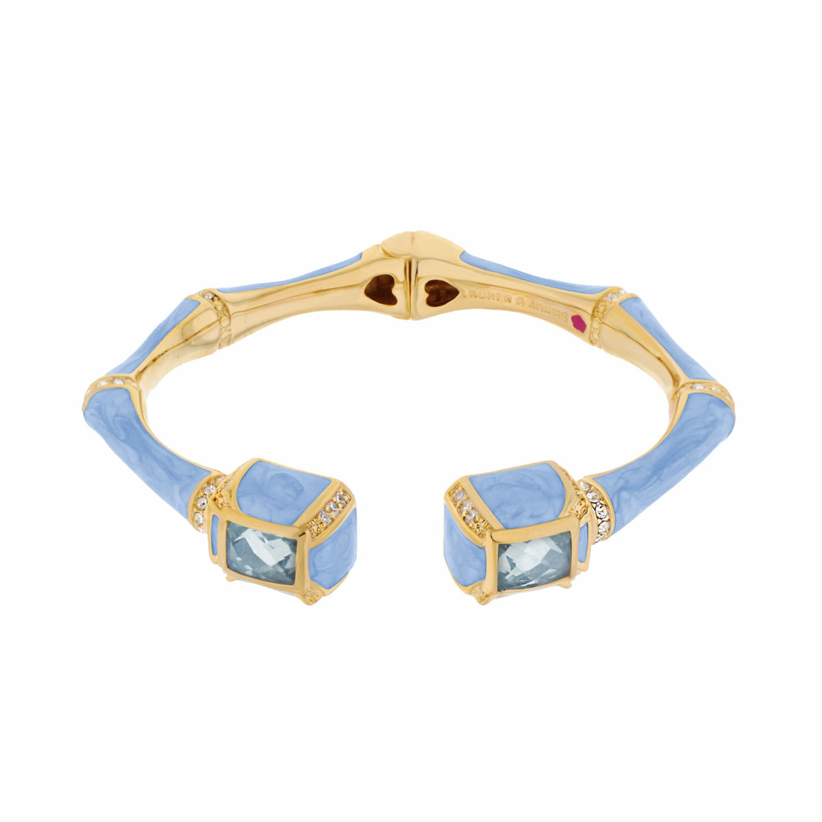 Bamboo Bangle — Crystal Tip Cuff