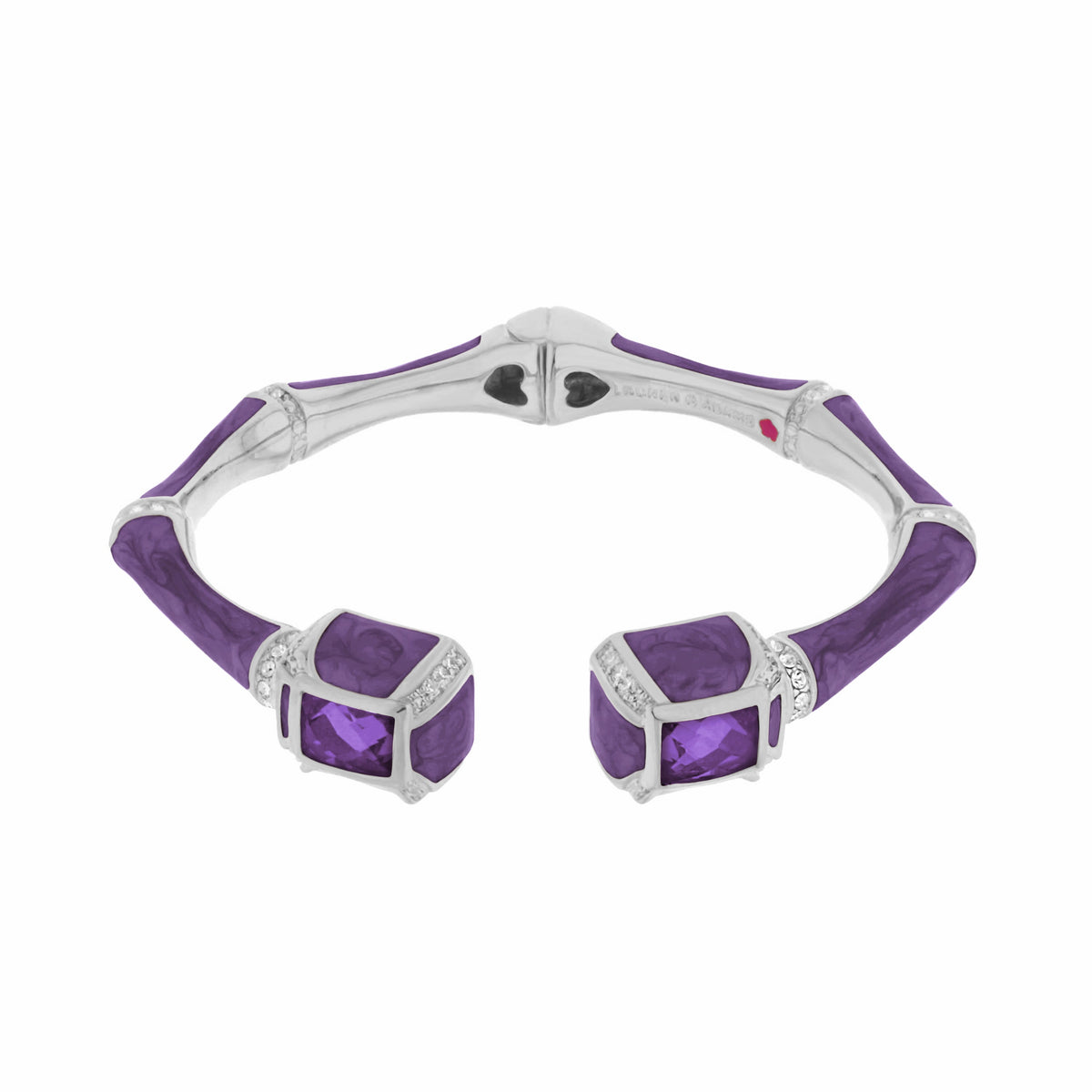 Bamboo Bangle — Crystal Tip Cuff