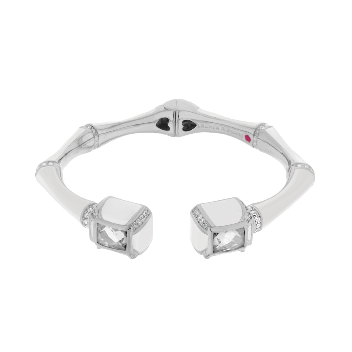 Bamboo Bangle — Crystal Tip Cuff