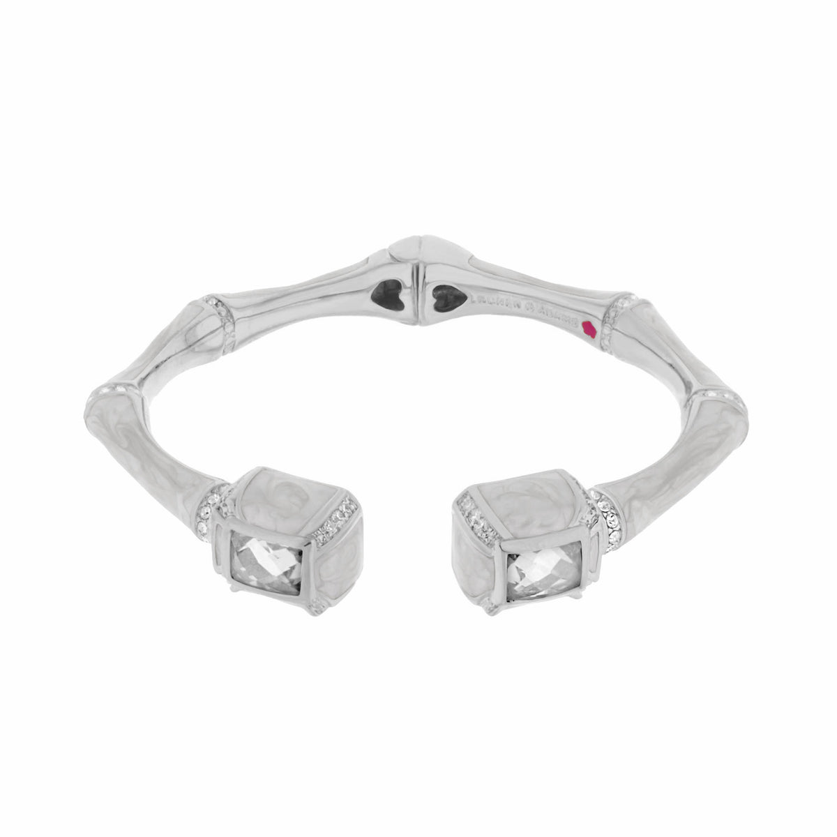 Bamboo Bangle — Crystal Tip Cuff