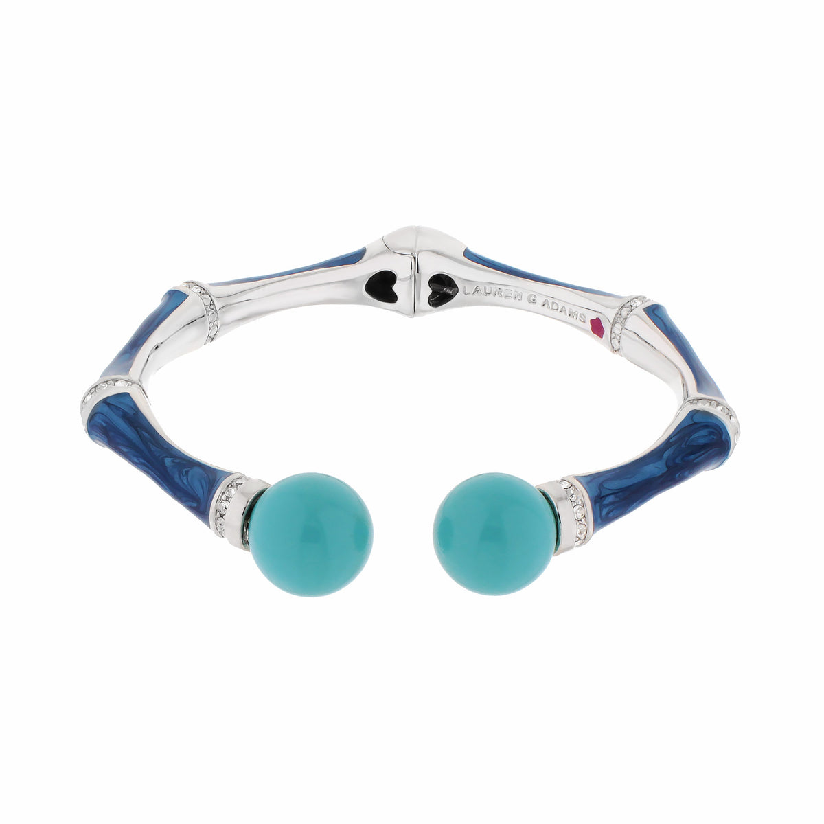 Bamboo Bangle — Pearl Tip Cuff