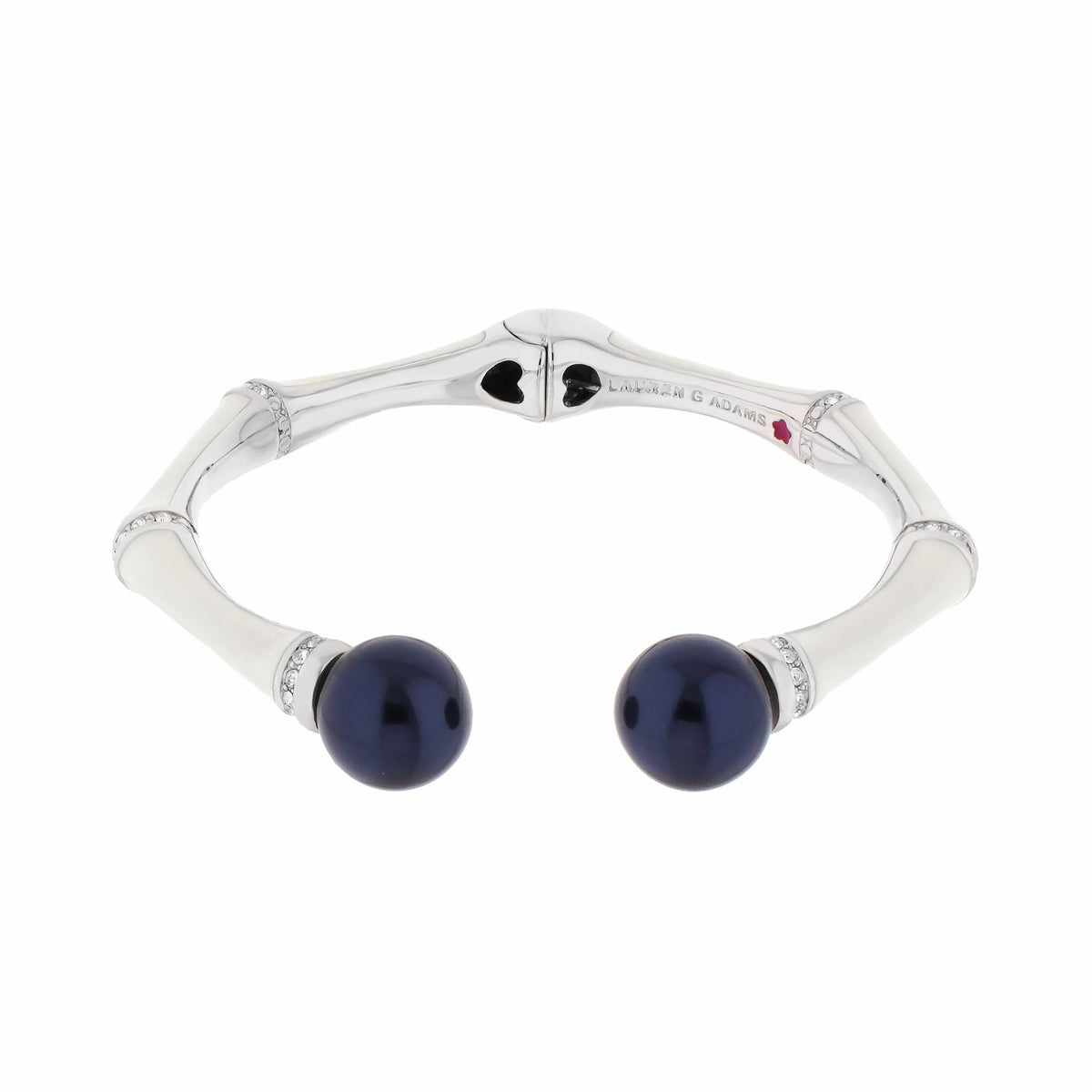 Bamboo Bangle — Pearl Tip Cuff