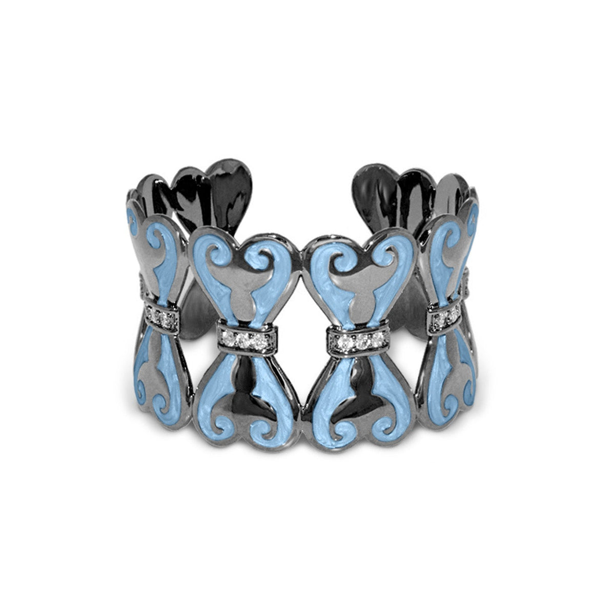 Bows and Hearts Bangle