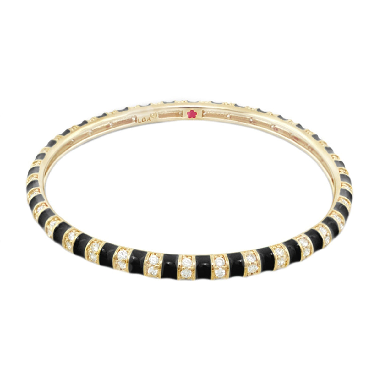 Stripe Tease Stackable Bangle