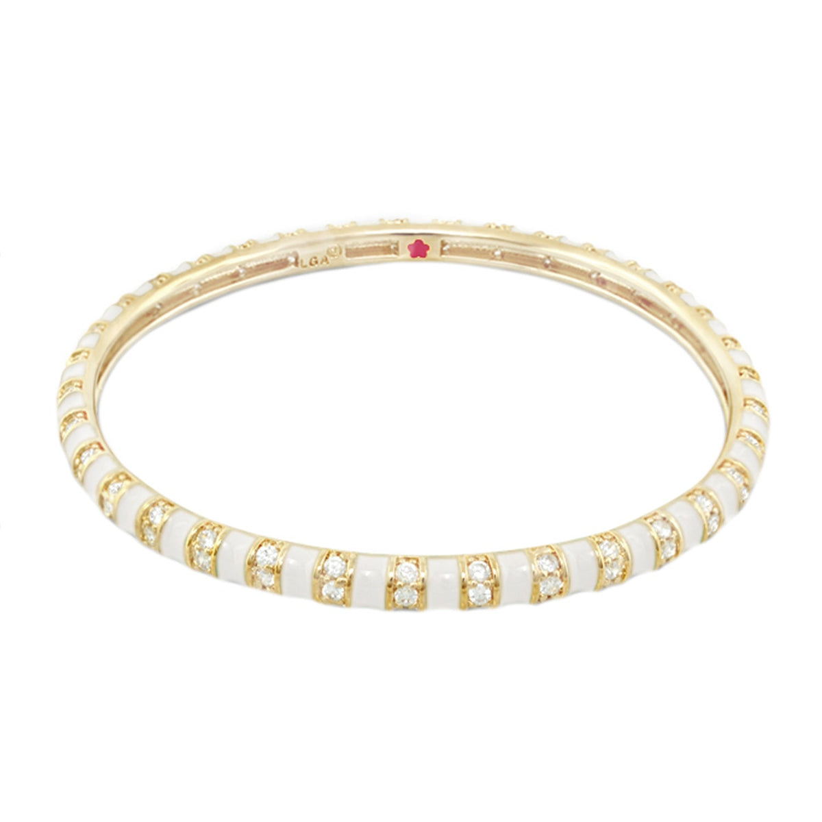 Stripe Tease Stackable Bangle