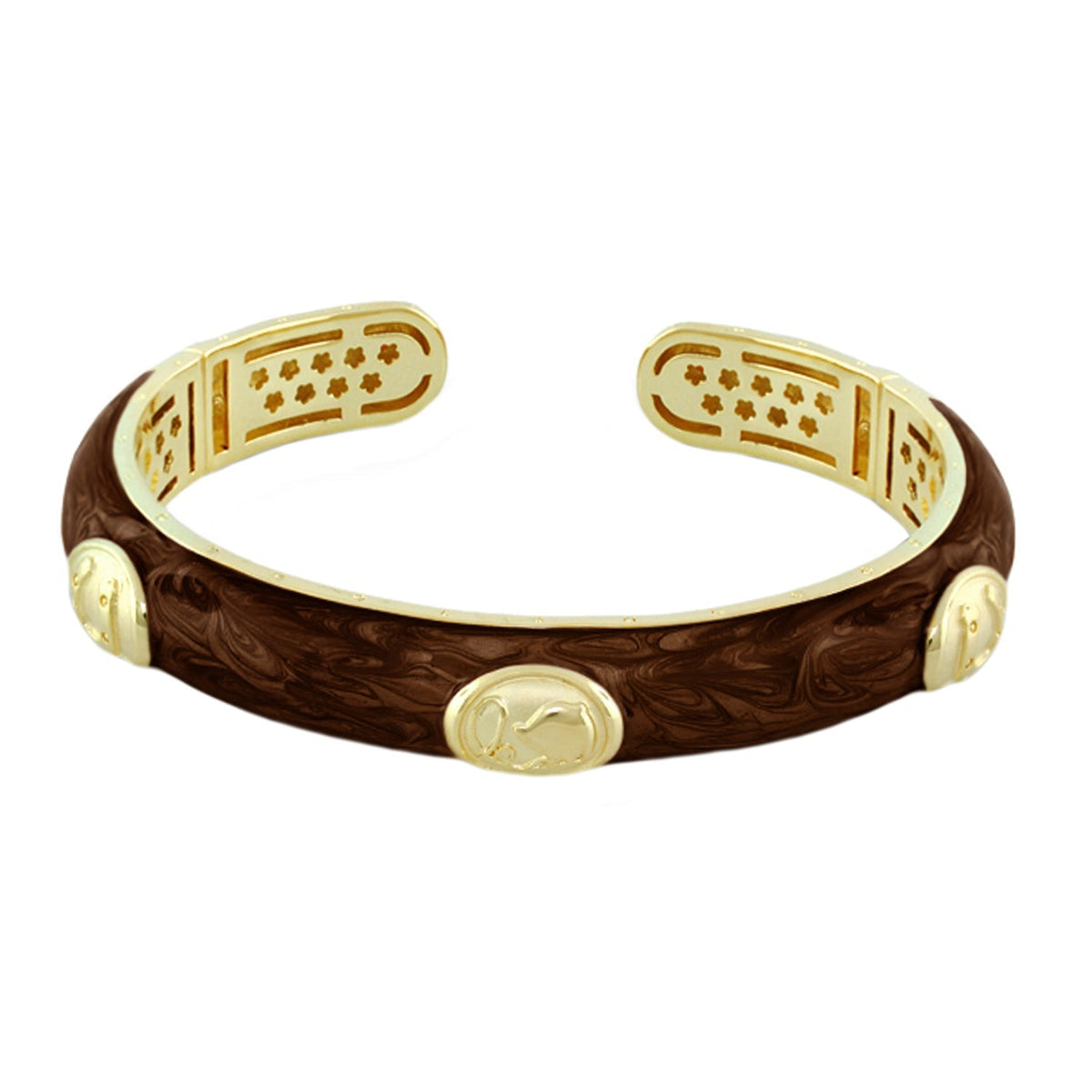 Equestrian Bangle — Horse Medallion