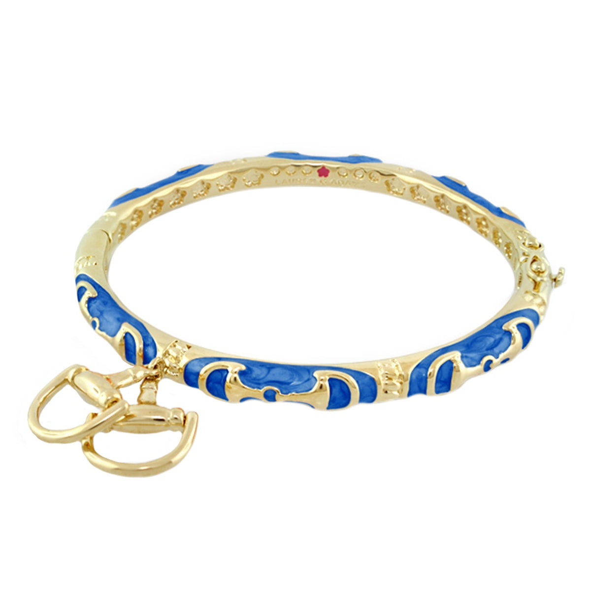 Equestrian Bangle — Horsebit Charm