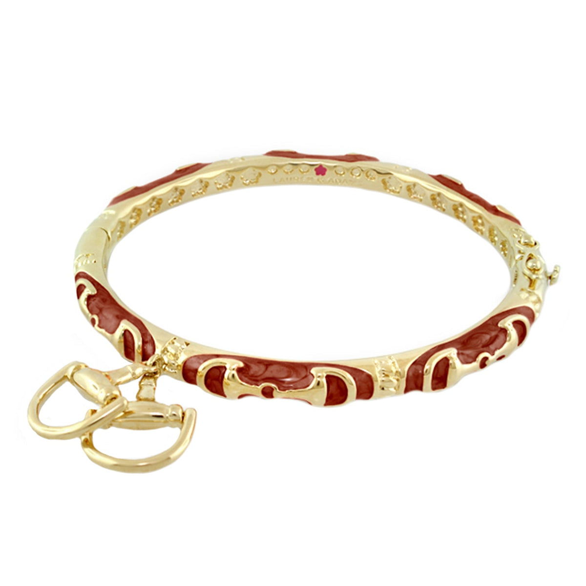 Equestrian Bangle — Horsebit Charm
