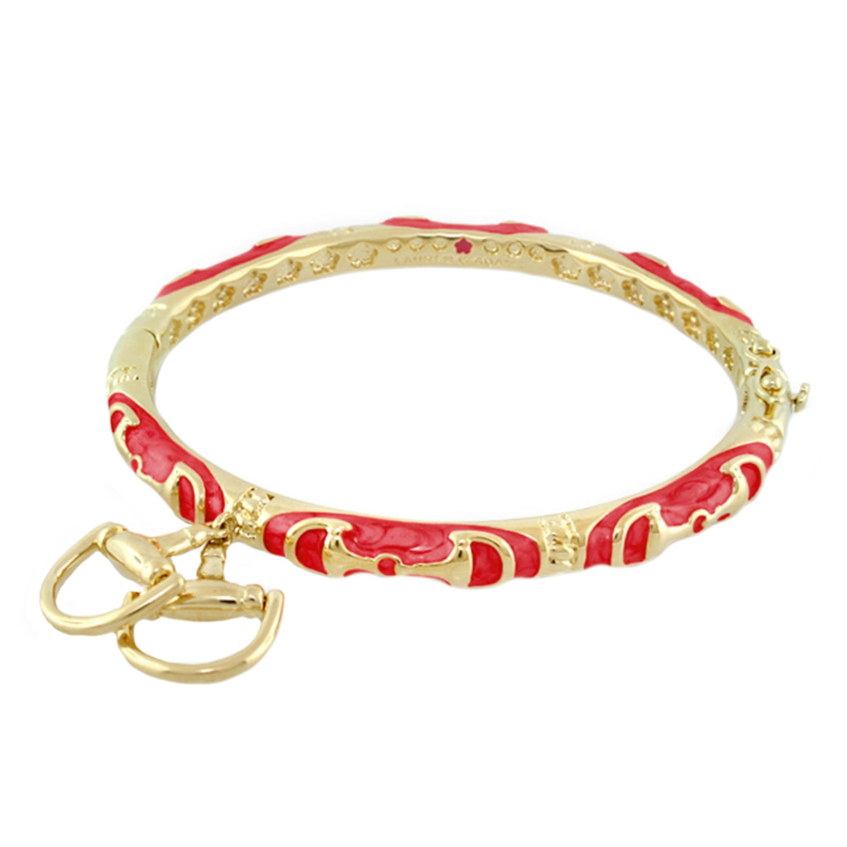 Equestrian Bangle — Horsebit Charm