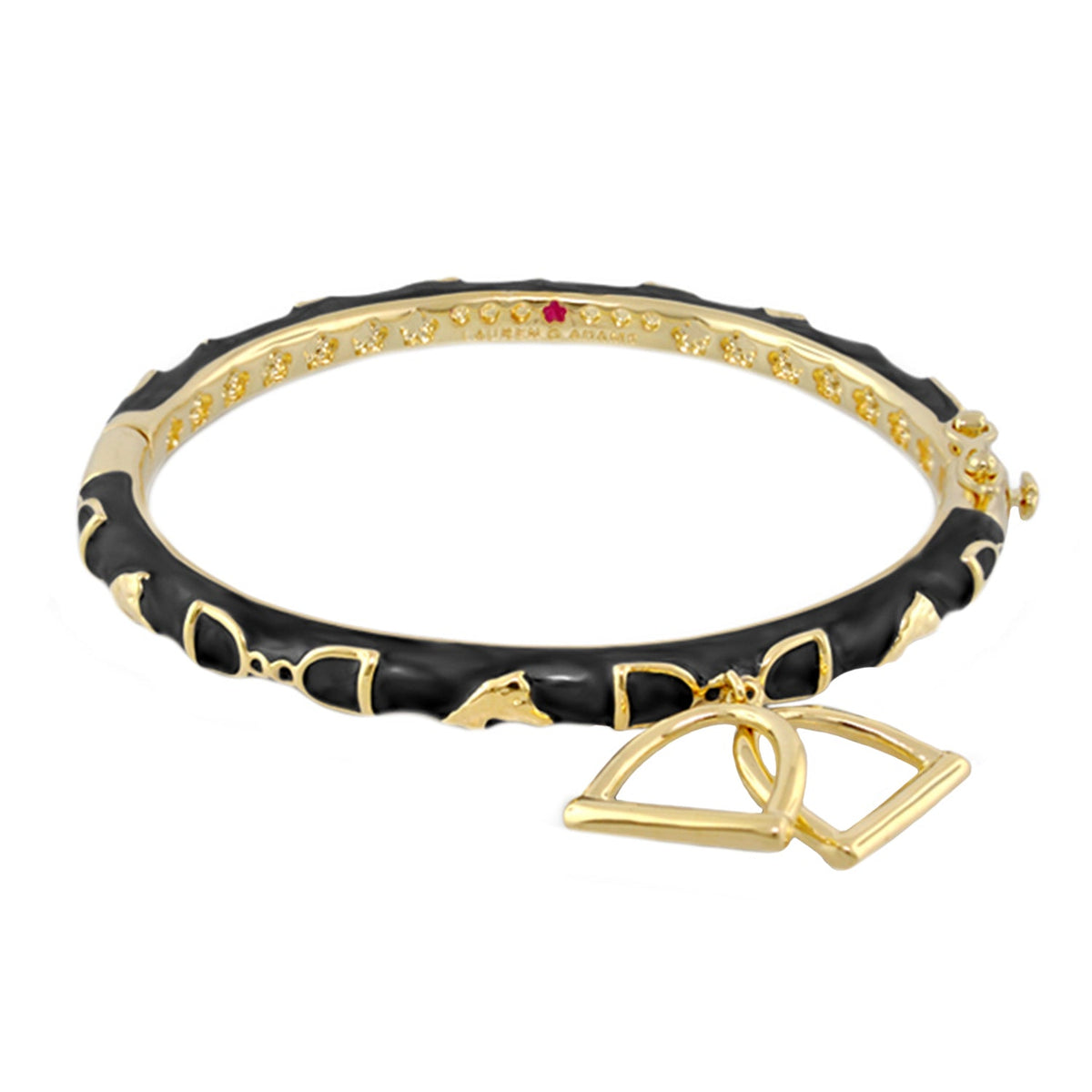 Equestrian Bangle — Stirrup Charm