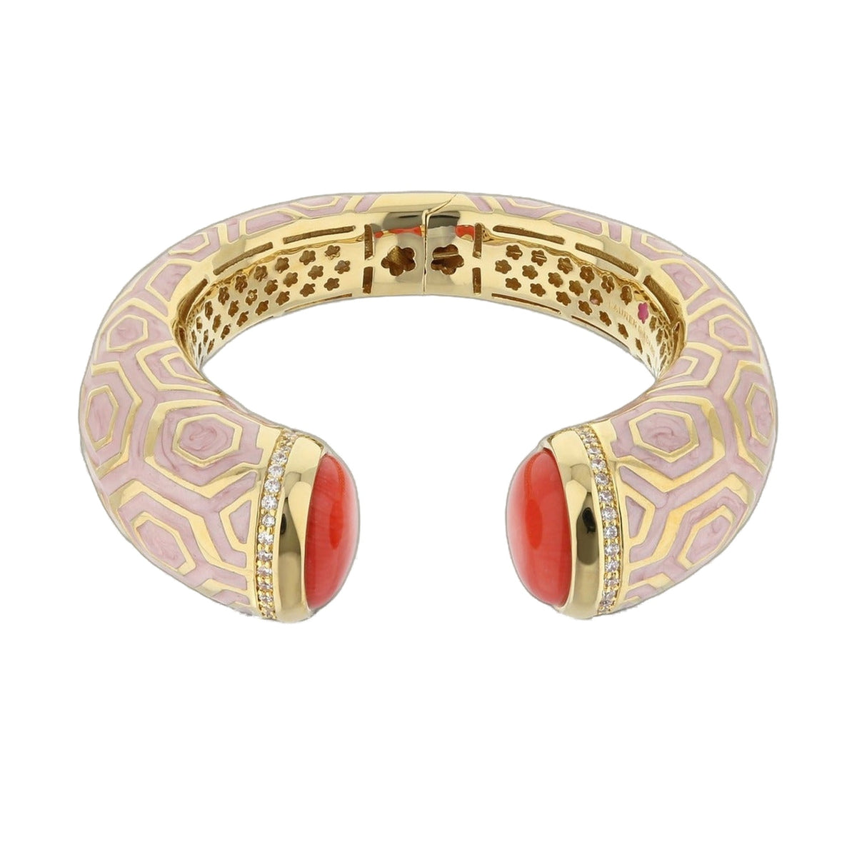 Chunky Town Bangle — Honeycomb Cuff