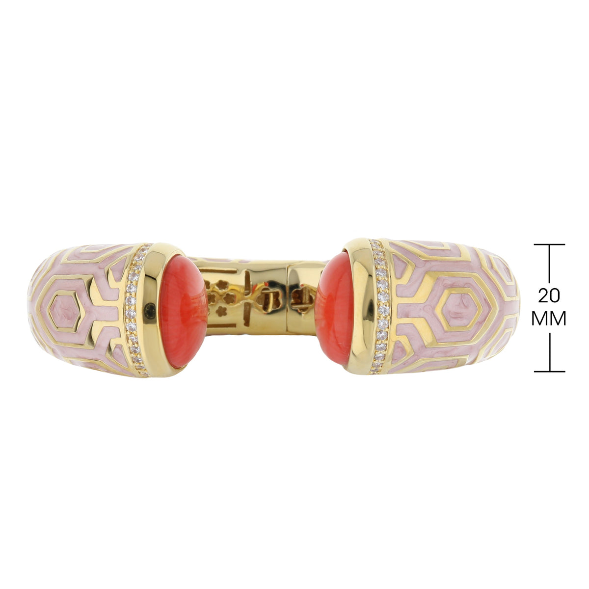 Chunky Town Bangle — Honeycomb Cuff
