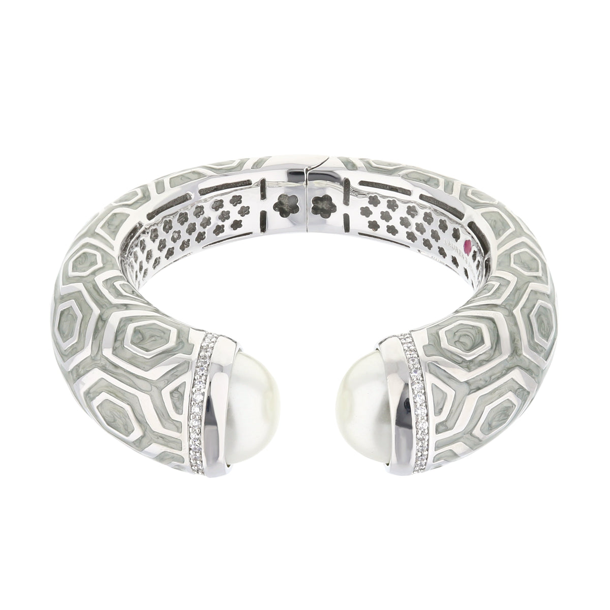 Chunky Town Bangle — Honeycomb Cuff