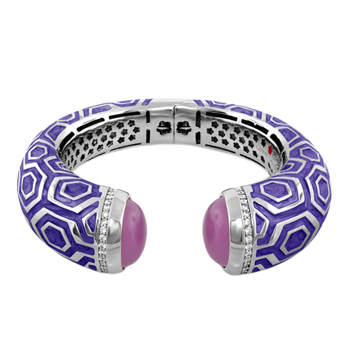 Chunky Town Bangle — Honeycomb Cuff