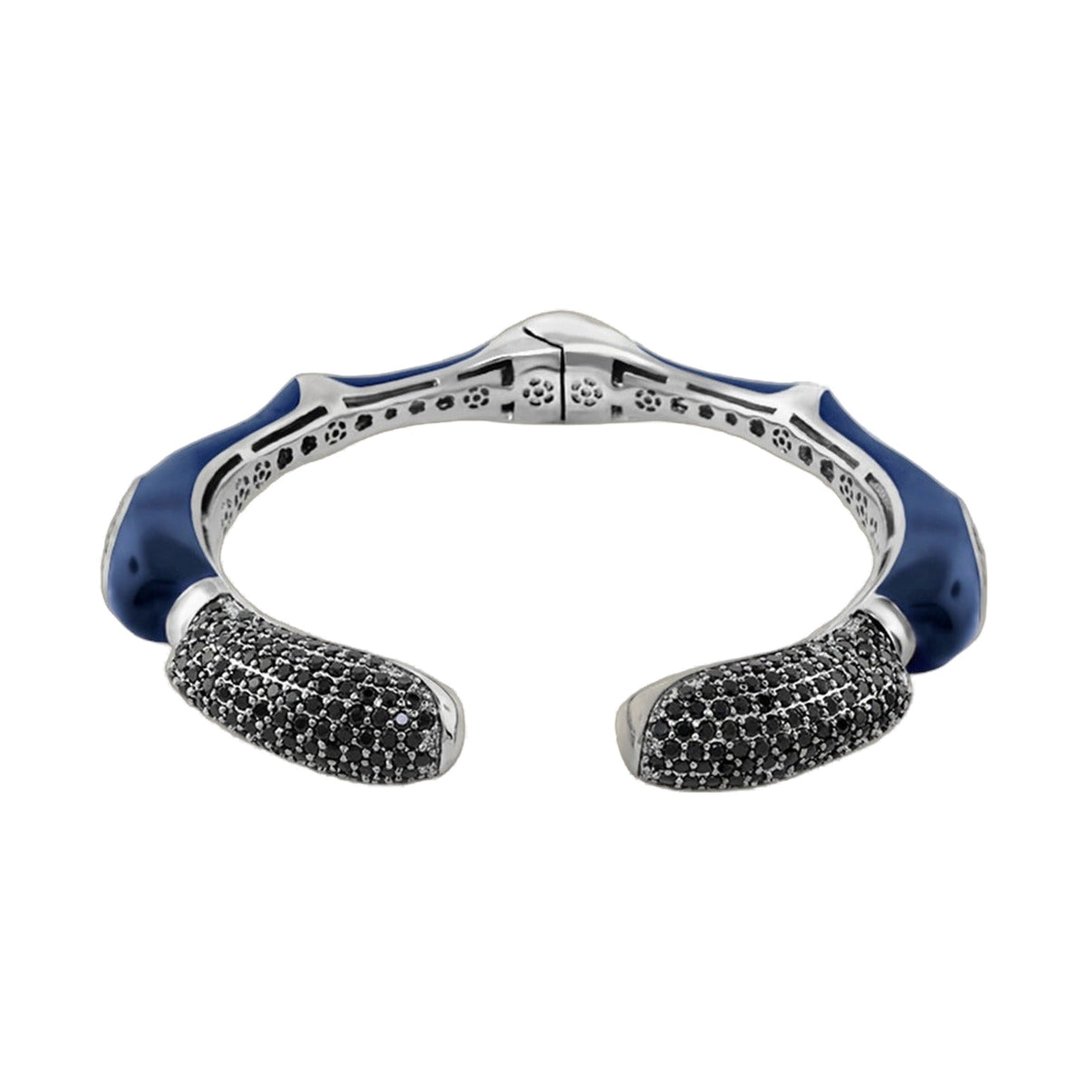 Earth Wind and Fire Bangle — Peaked Pavé Tips