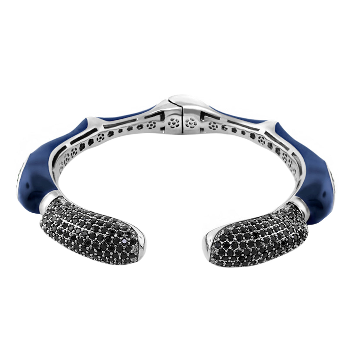 Earth Wind and Fire Bangle — Peaked Pavé Tips