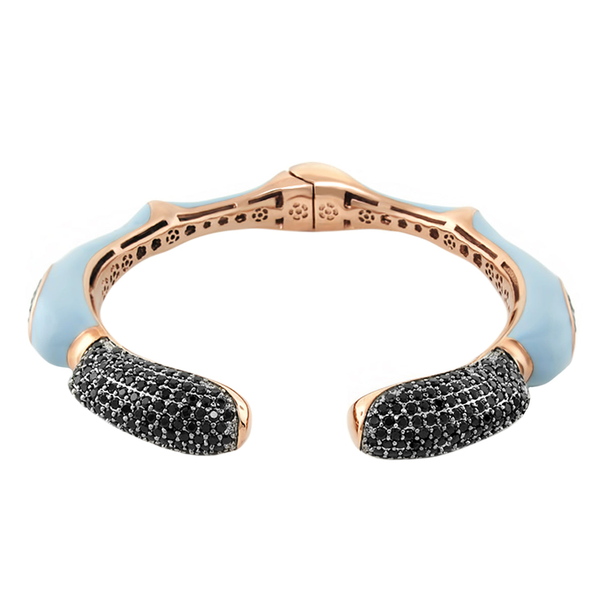 Earth Wind and Fire Bangle — Peaked Pavé Tips