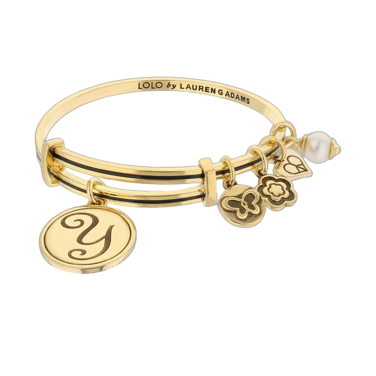 Initial Y Bangle