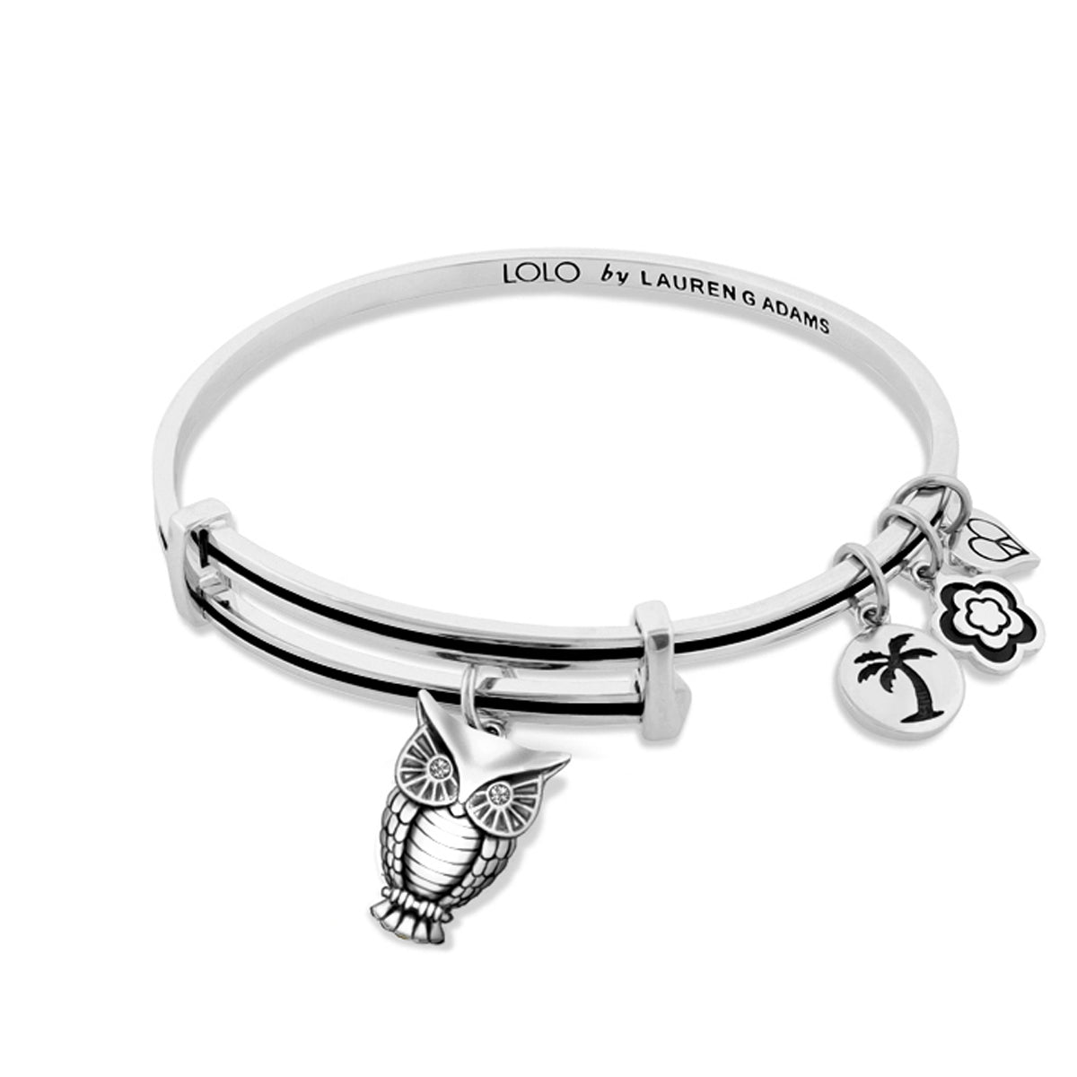 Lolo Owl Charm Bangle