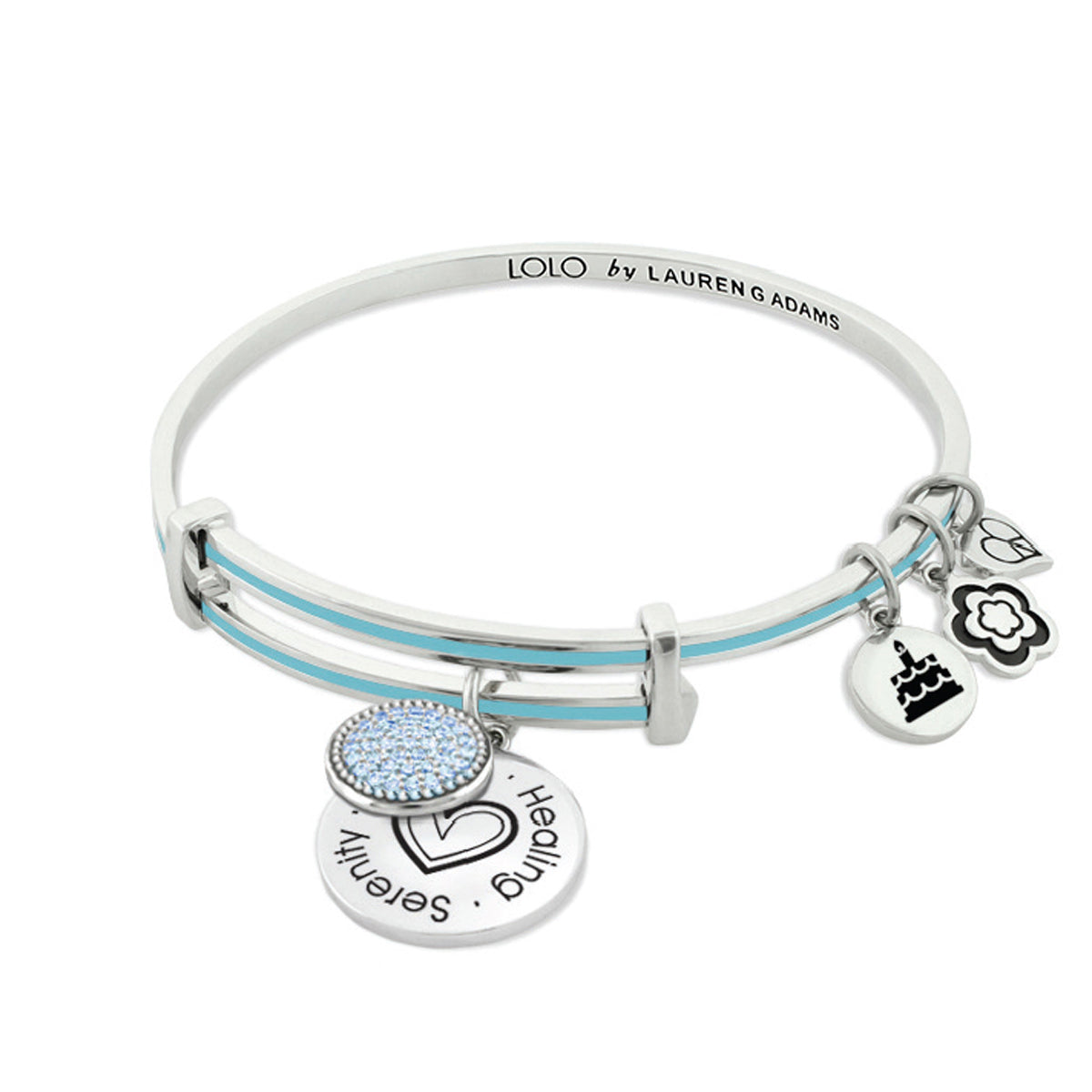 January Birthstone Color Bangle