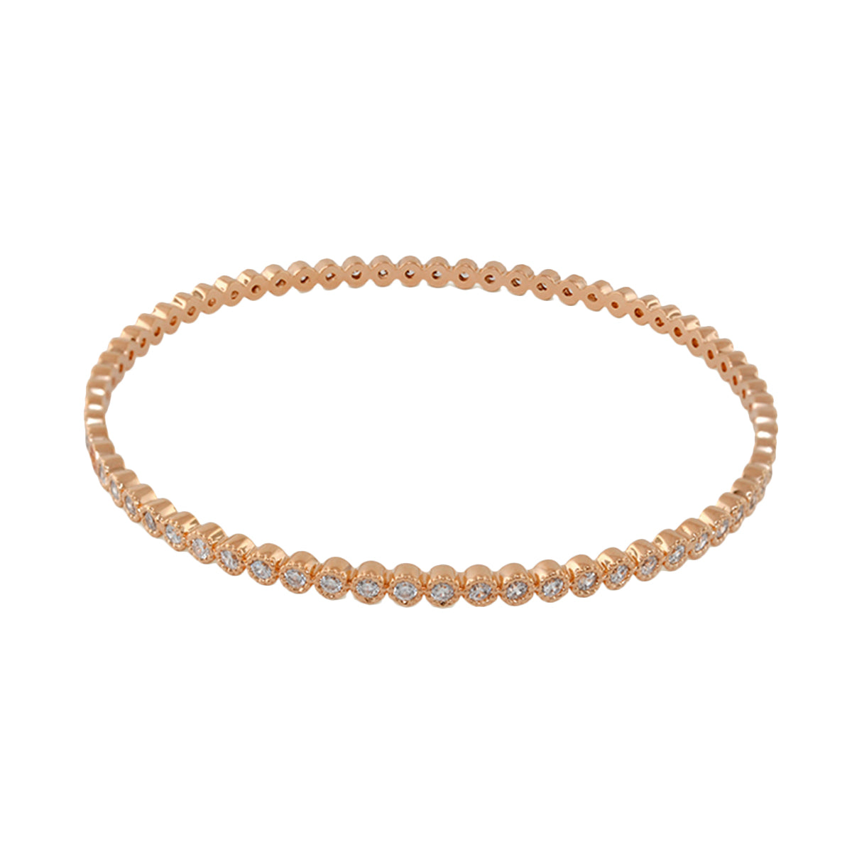 Socialite Stackable Bangle — Bezel Crystal Eternity