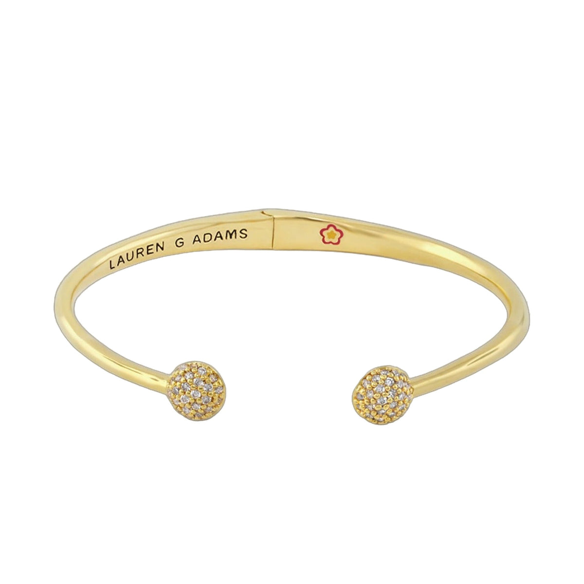 Open Arms Pave Bangle