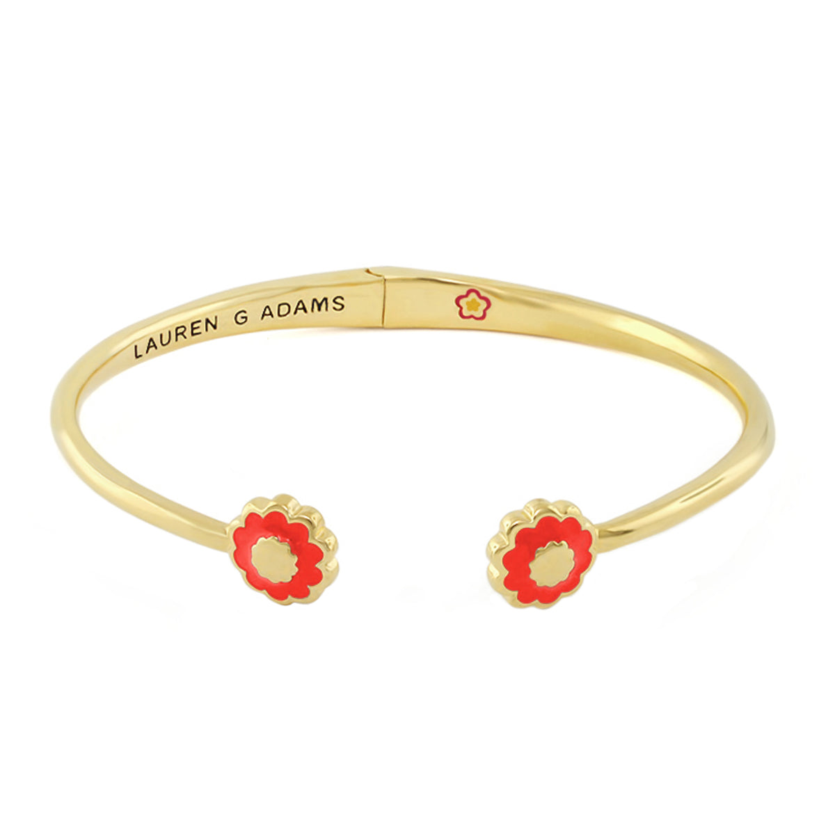 Open Arms Flower Bangle