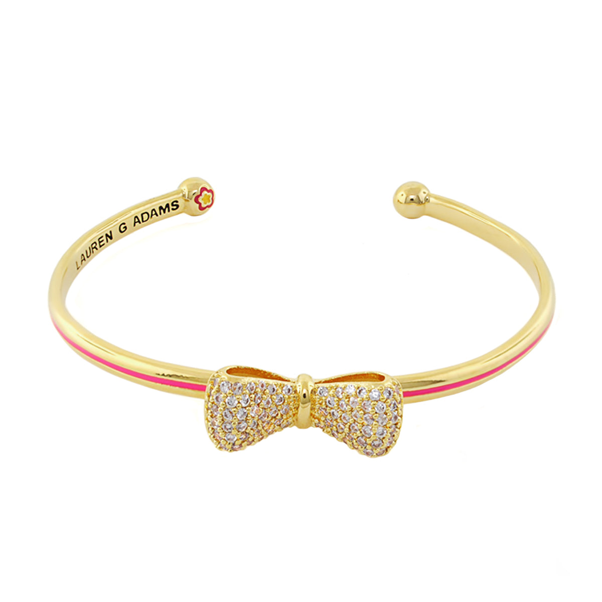 Open Arms Bow Bangle