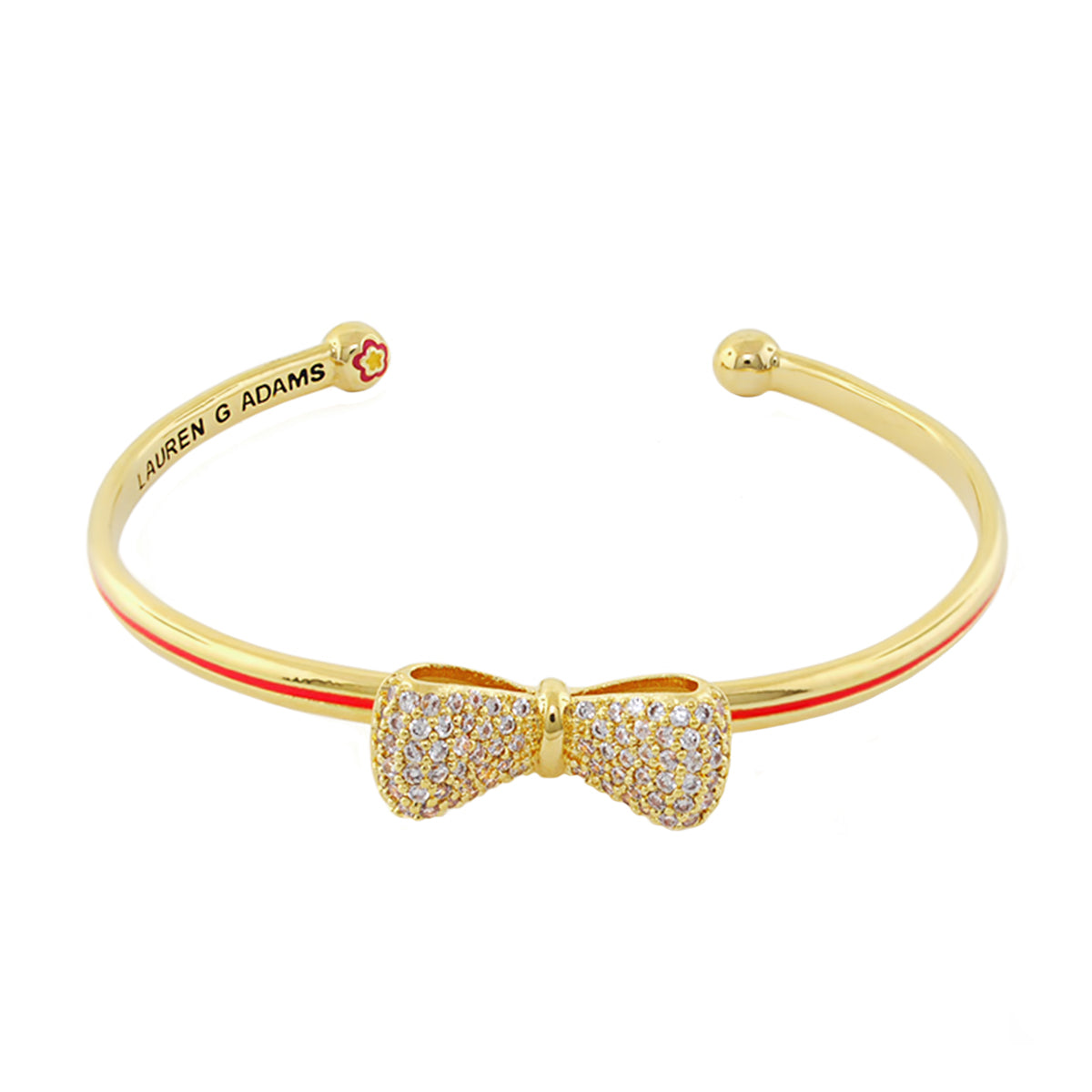 Open Arms Bow Bangle