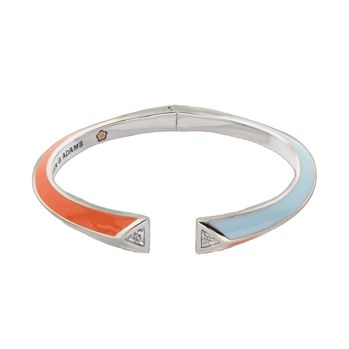 Petit Gateau Bangle — Colorblock Pavé Tip