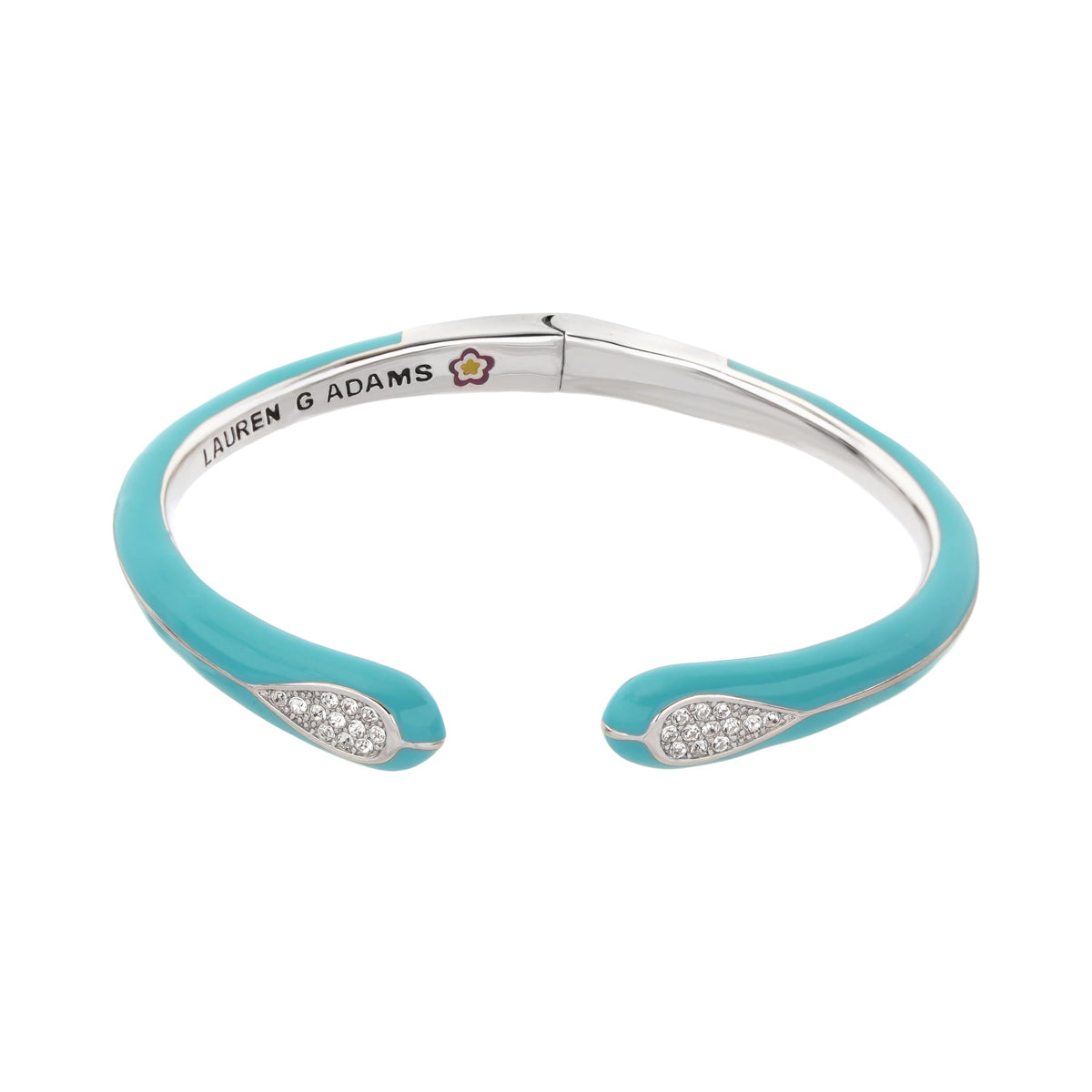 Petit Gateau Bangle — Pavé Teardrop Tip
