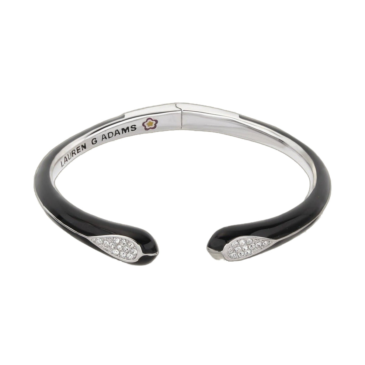 Petit Gateau Bangle — Pavé Teardrop Tip