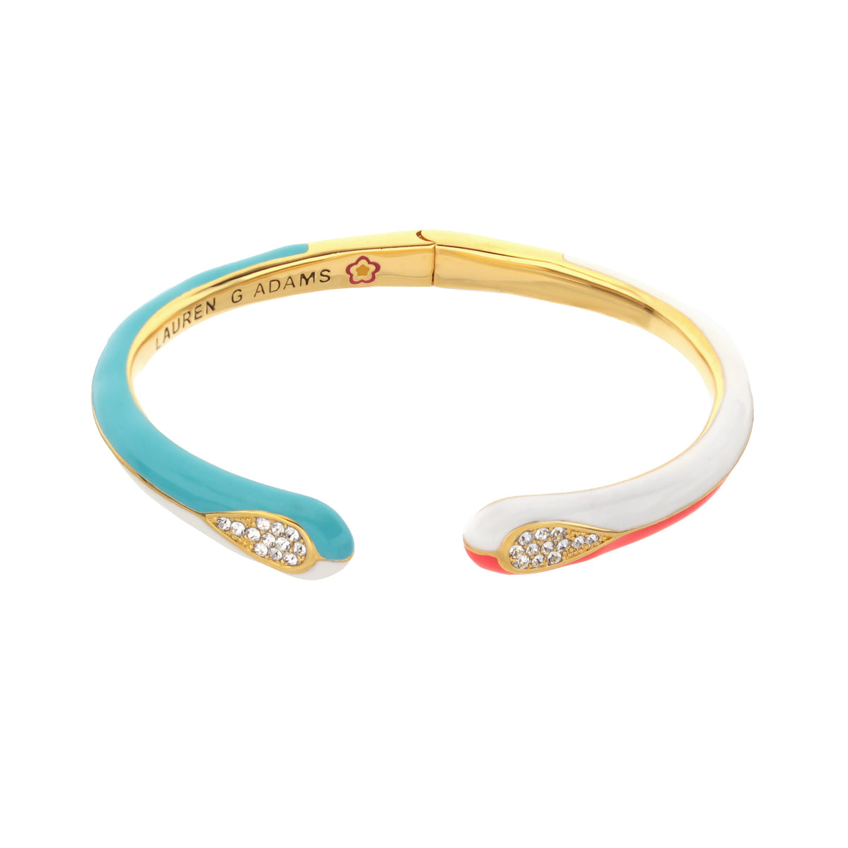 Petit Gateau Bangle — Pavé Teardrop Tip
