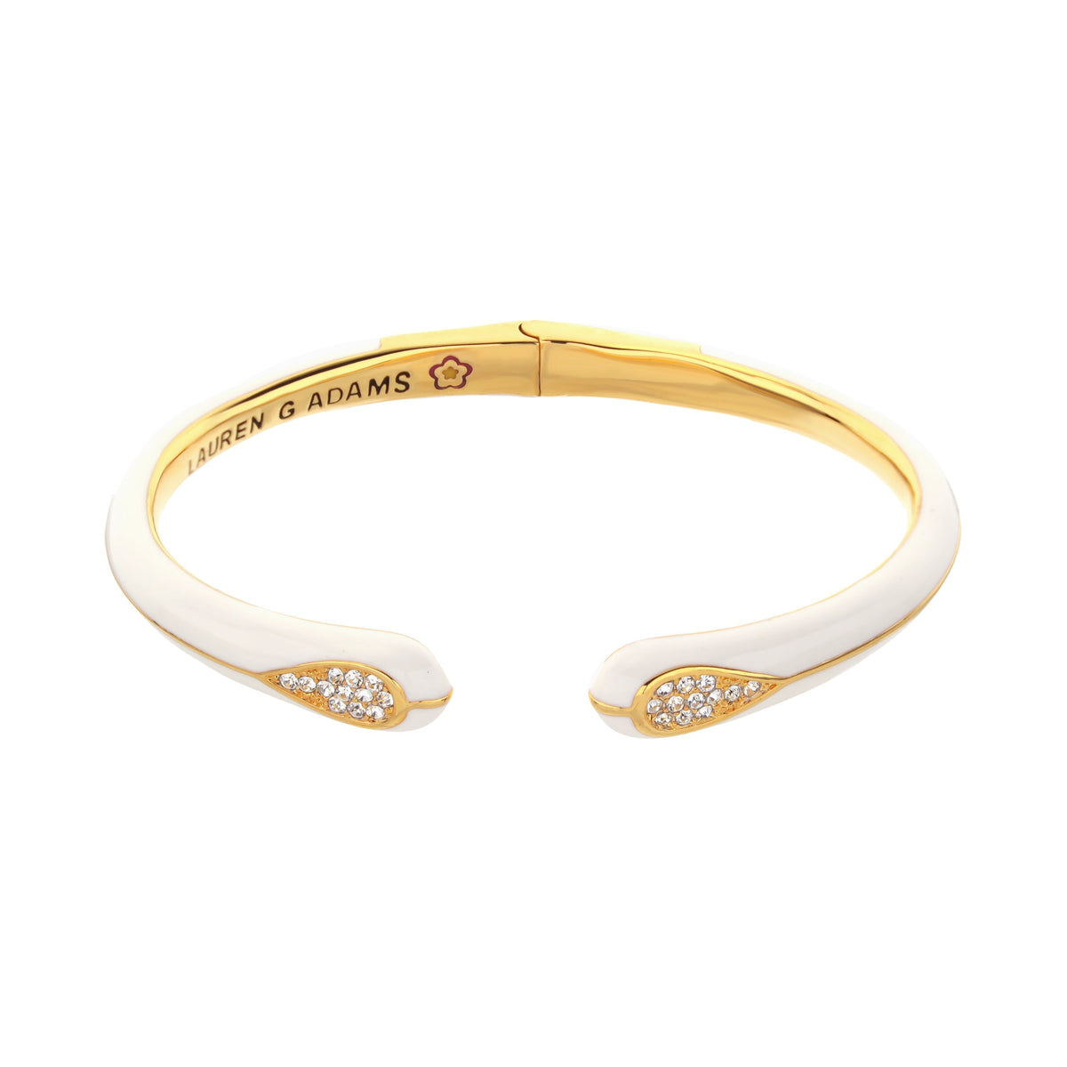 Petit Gateau Bangle — Pavé Teardrop Tip