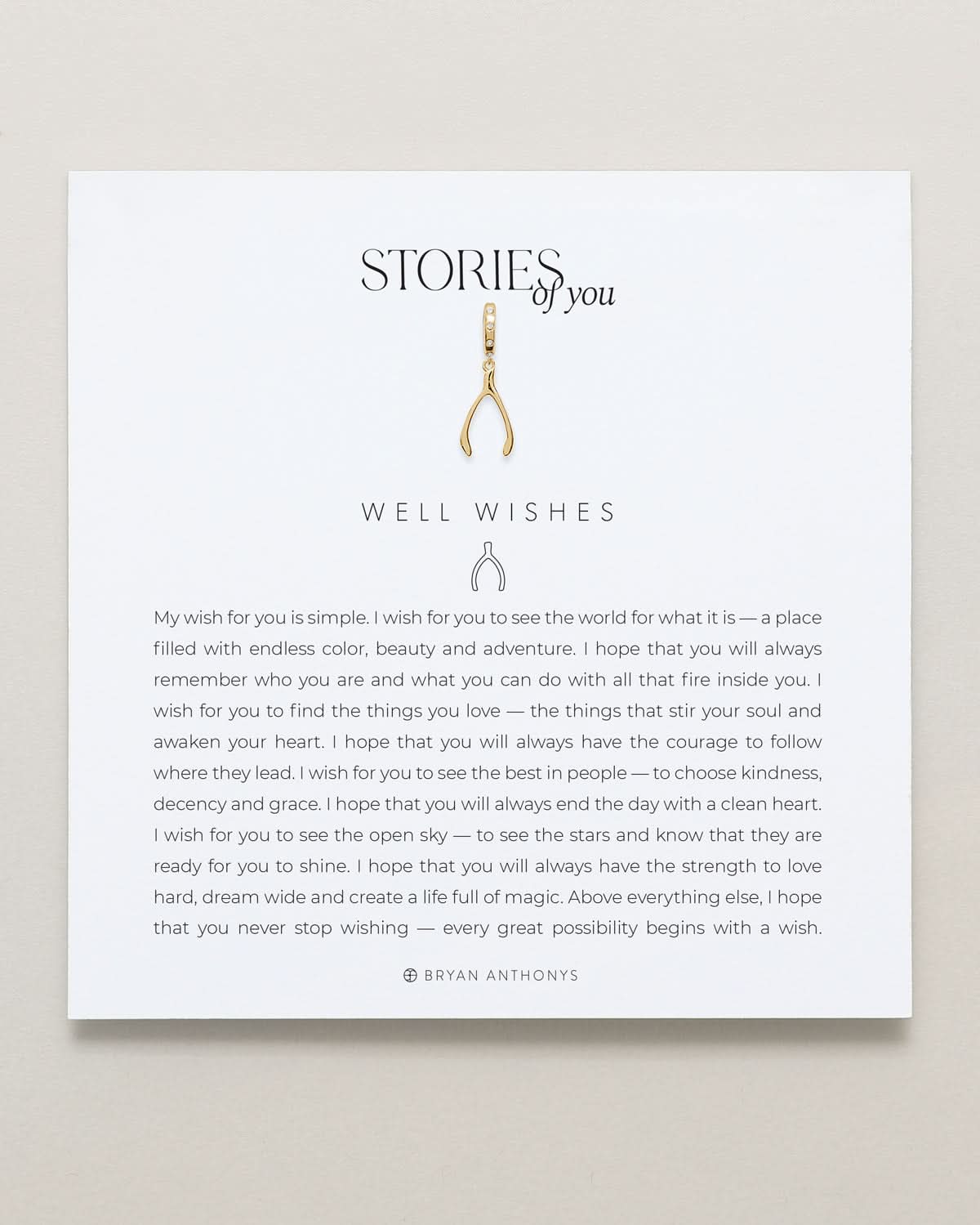 Stories of You — Well Wishes Charm