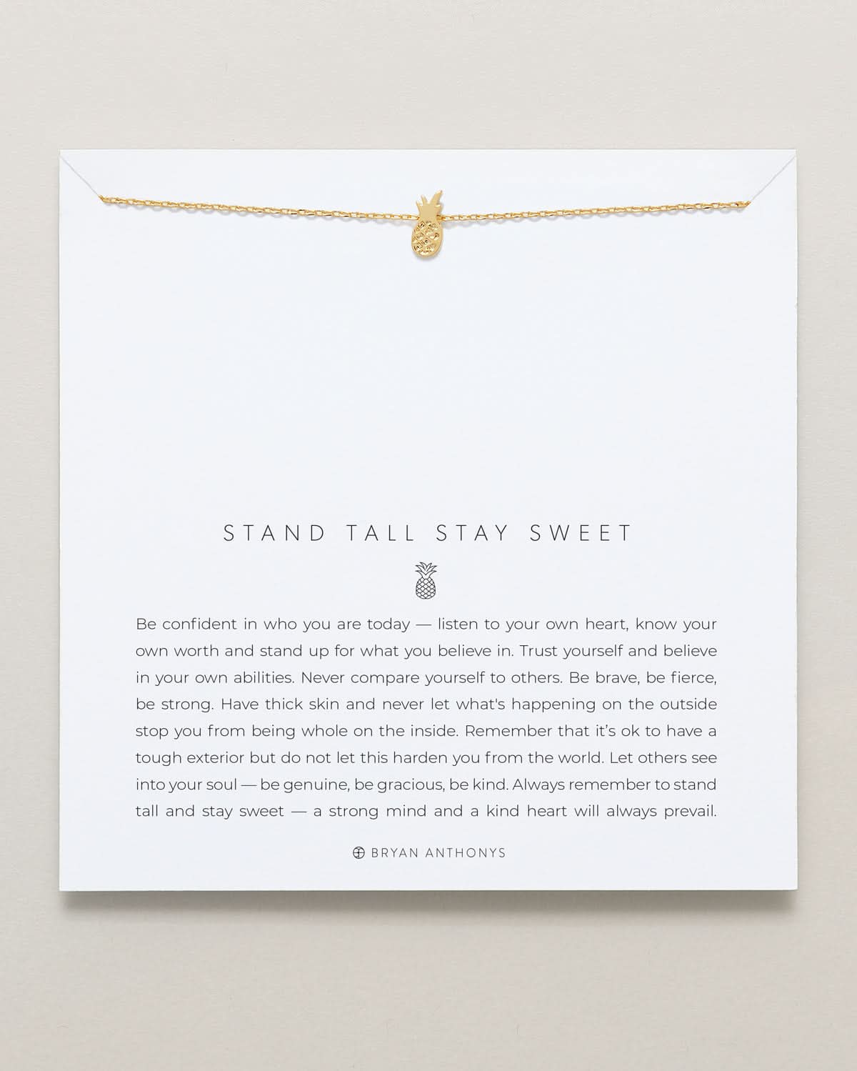 Stand Tall Stay Sweet Icon Necklace