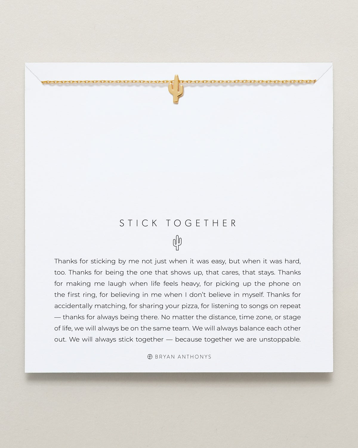 Stick Together Icon Necklace