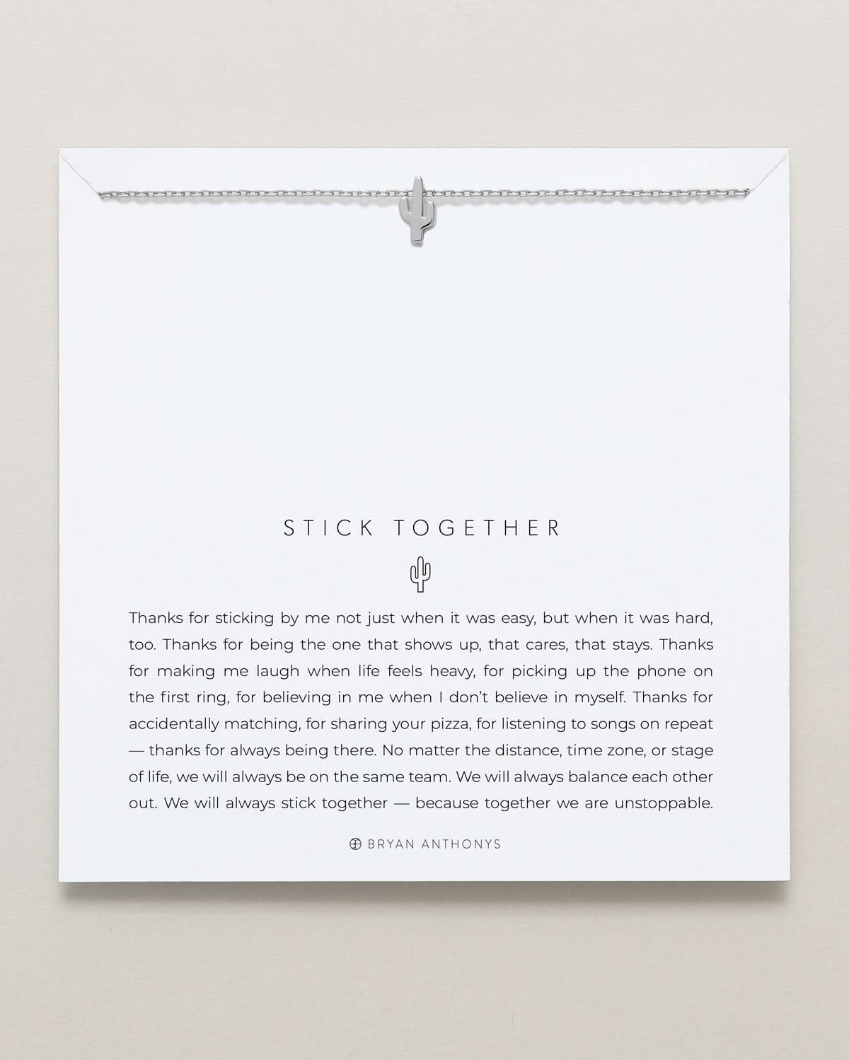 Stick Together Icon Necklace