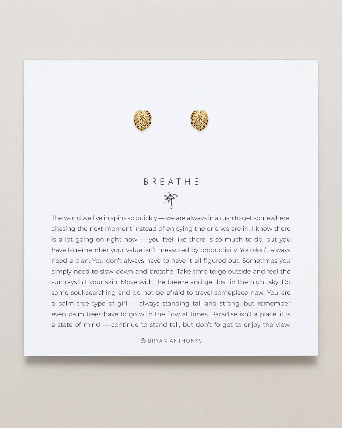Breathe Stud Earrings