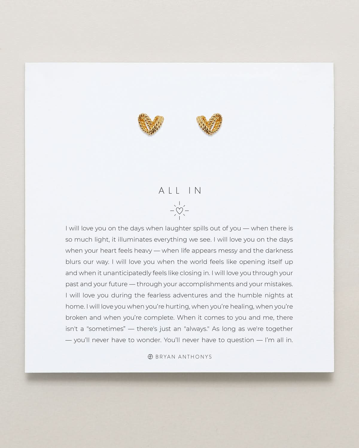 All In Stud Earrings