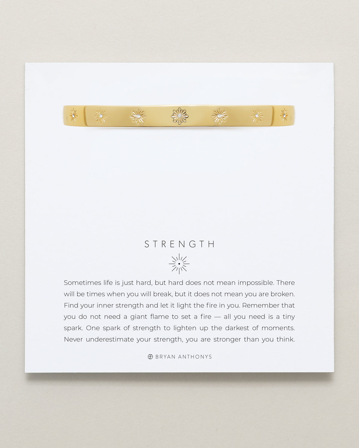 Strength Hinged Bracelet