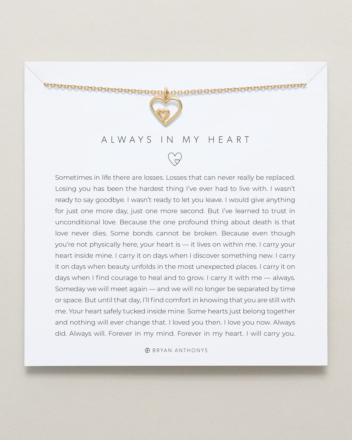 Always In My Heart Necklace