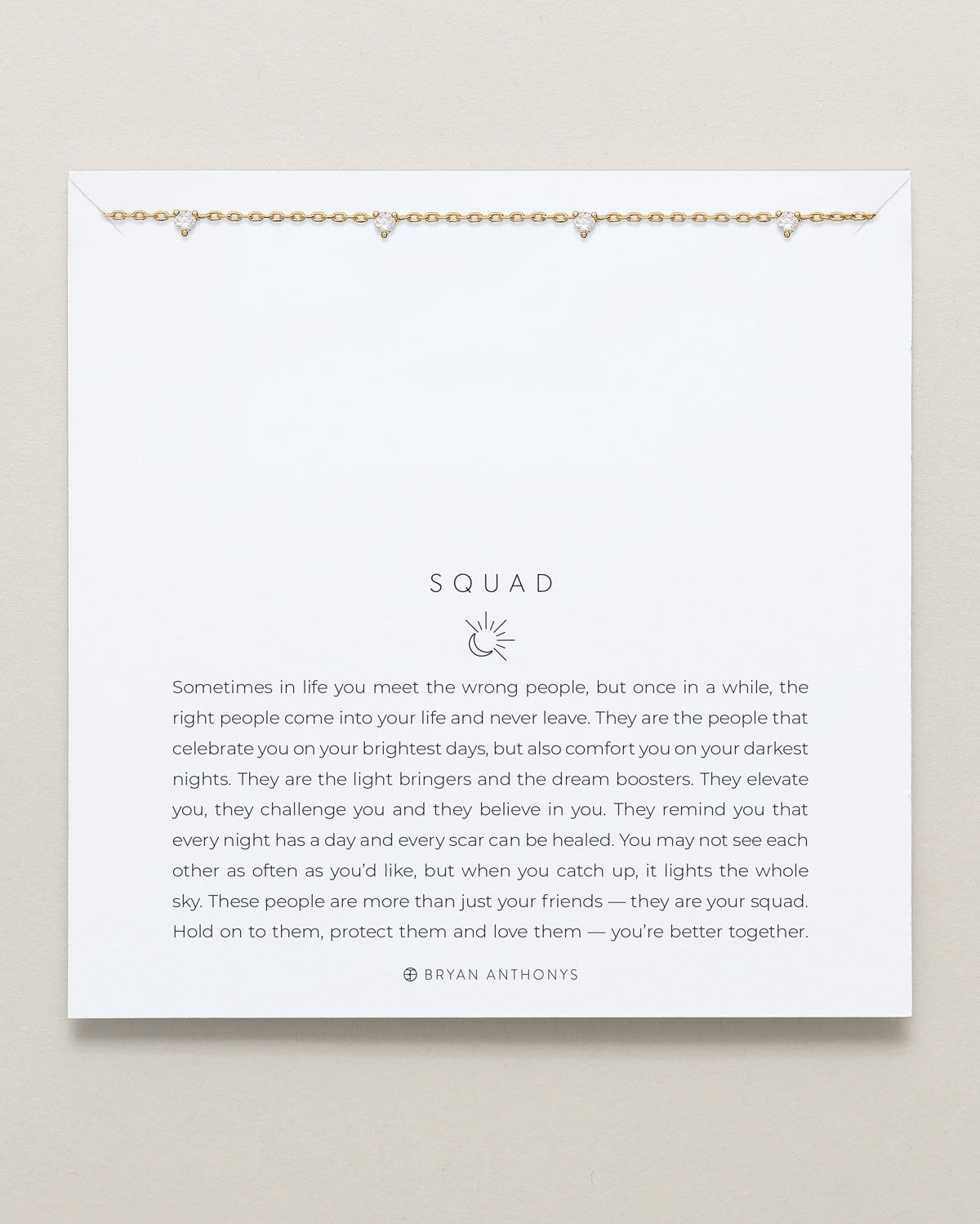 Squad Crystal Necklace