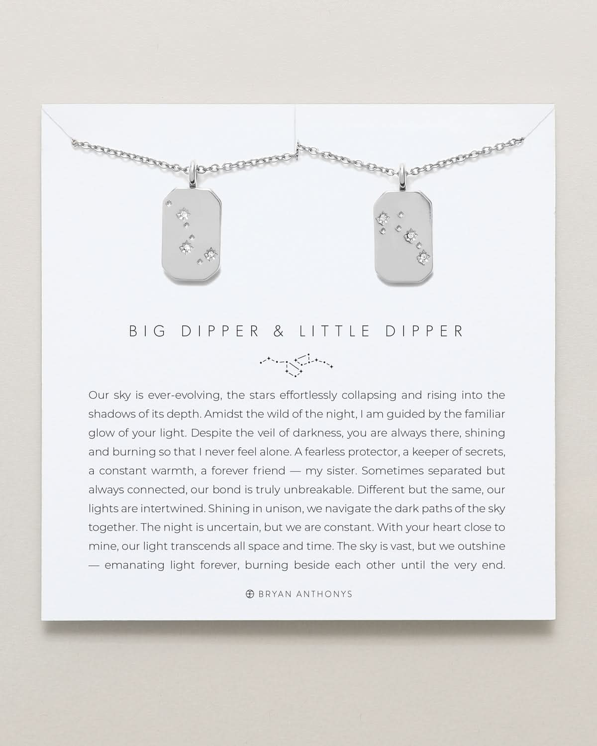 Big Dipper & Little Dipper Necklace Set