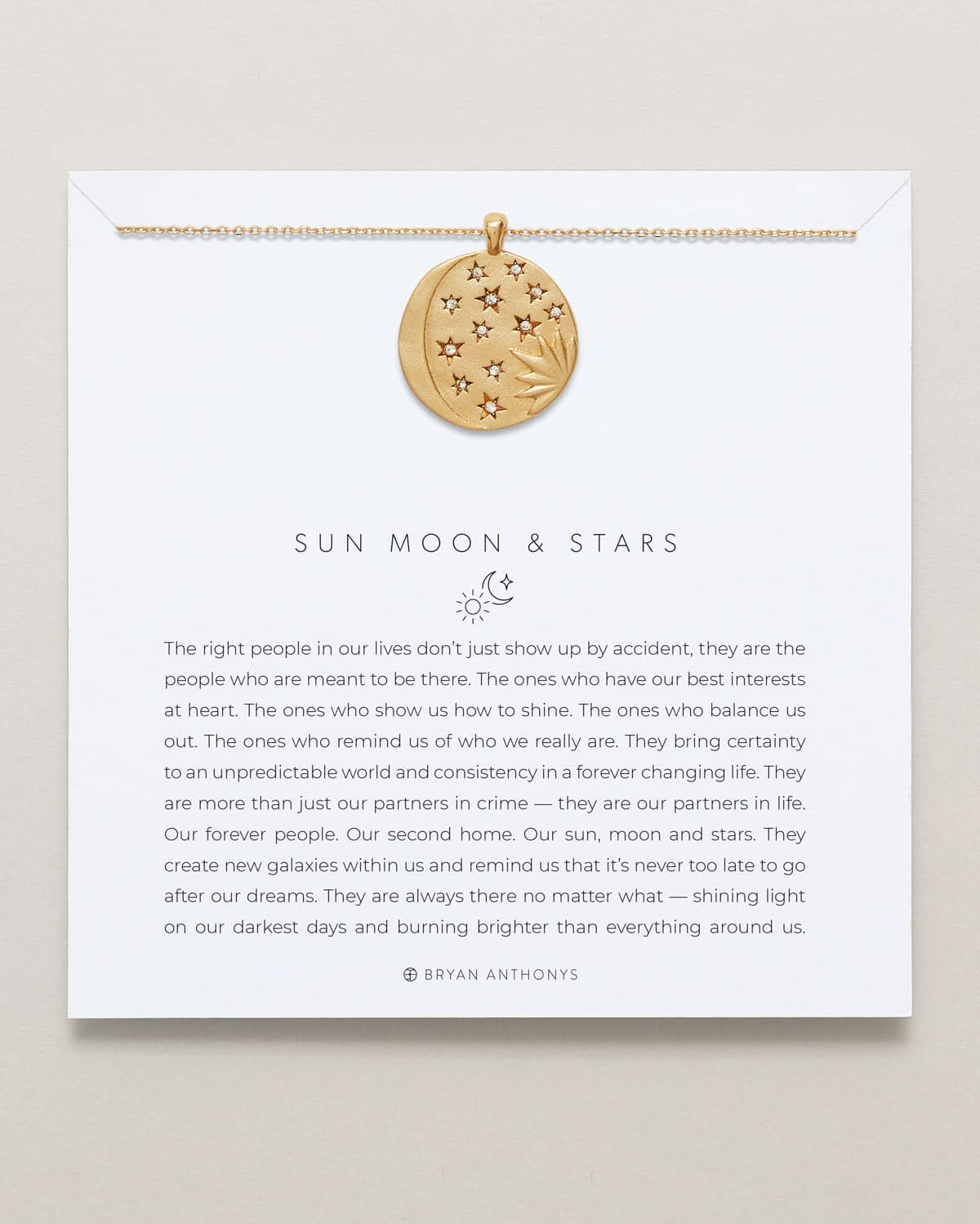 Sun Moon & Stars Necklace