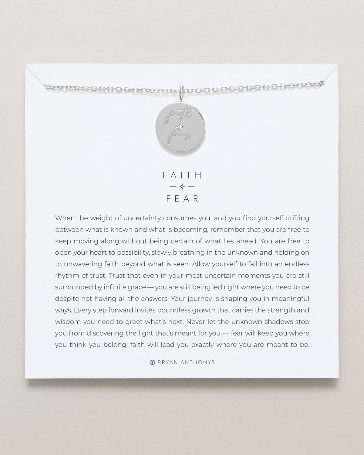 Faith Over Fear Necklace