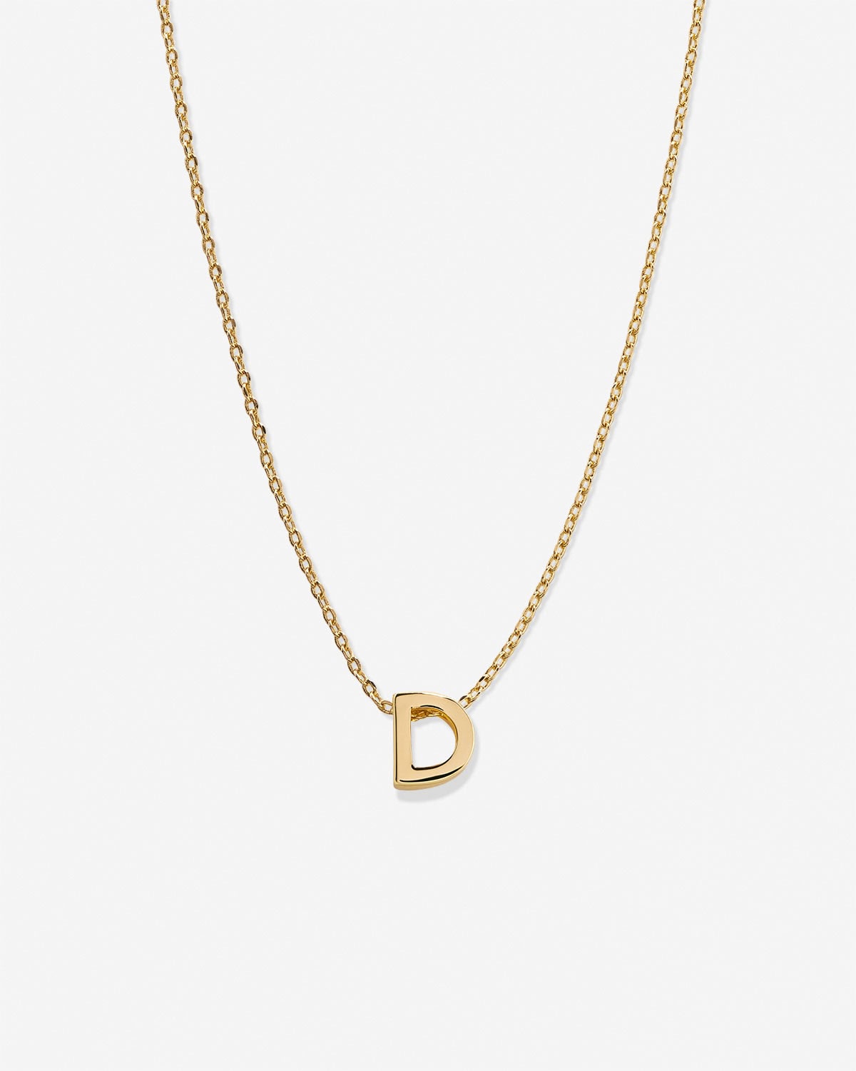 Just For You Initial Necklace — D