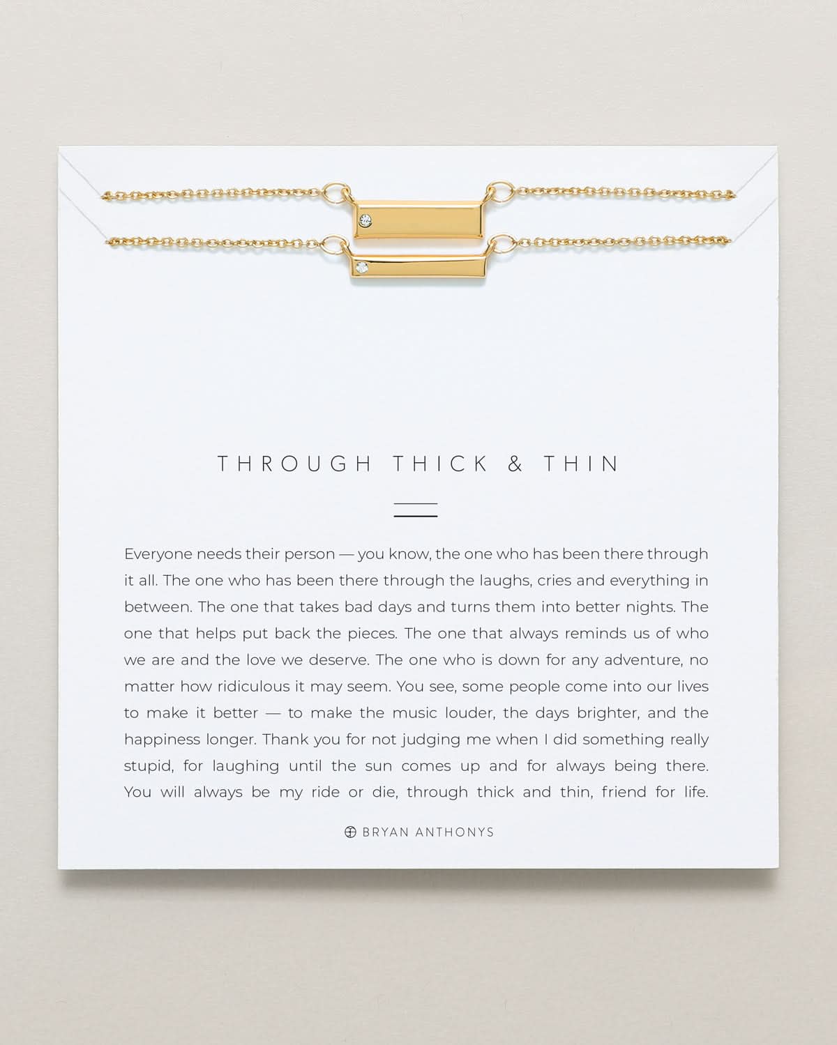 Through Thick & Thin Necklace Set