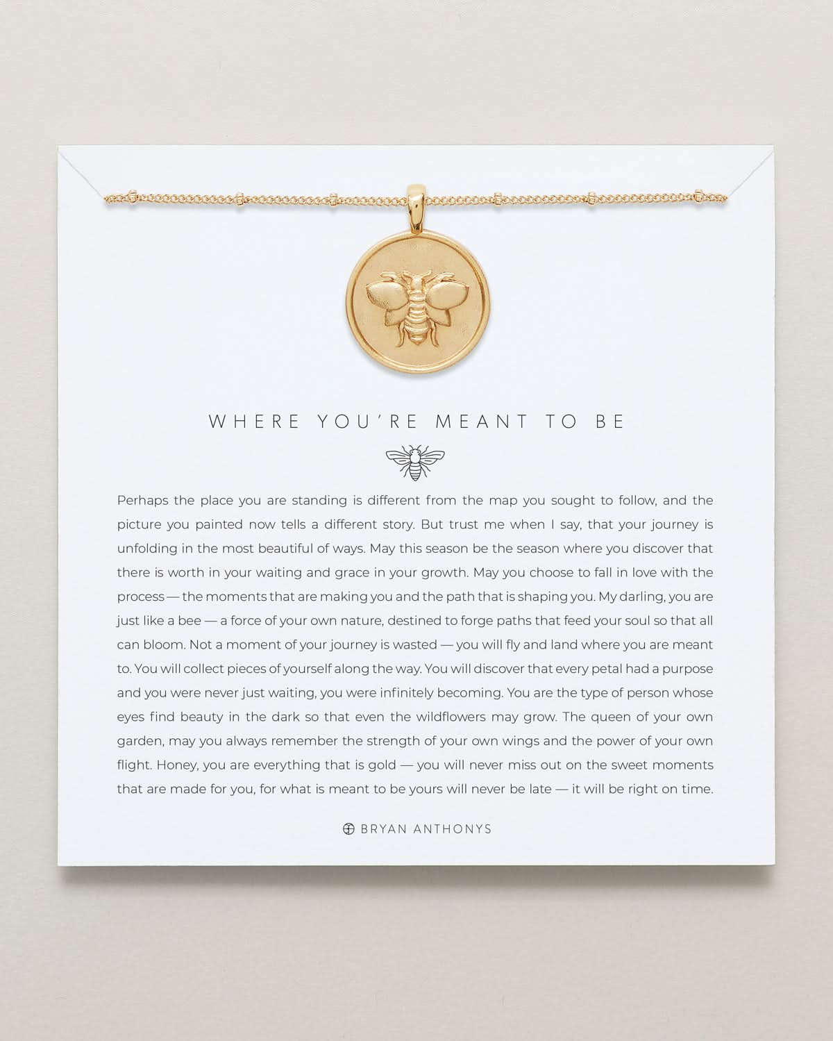 Where You're Meant to Be Necklace